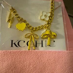 Gold KC Chic Charm Bracelet